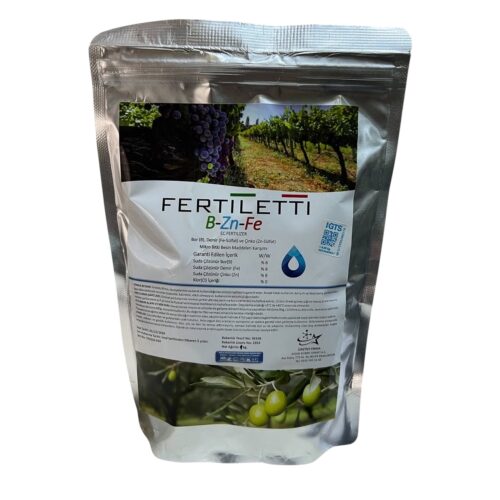 FERTILETTI B-Zn-Fe Mikro Bitki Besin Maddeleri Karışımı 1 KG