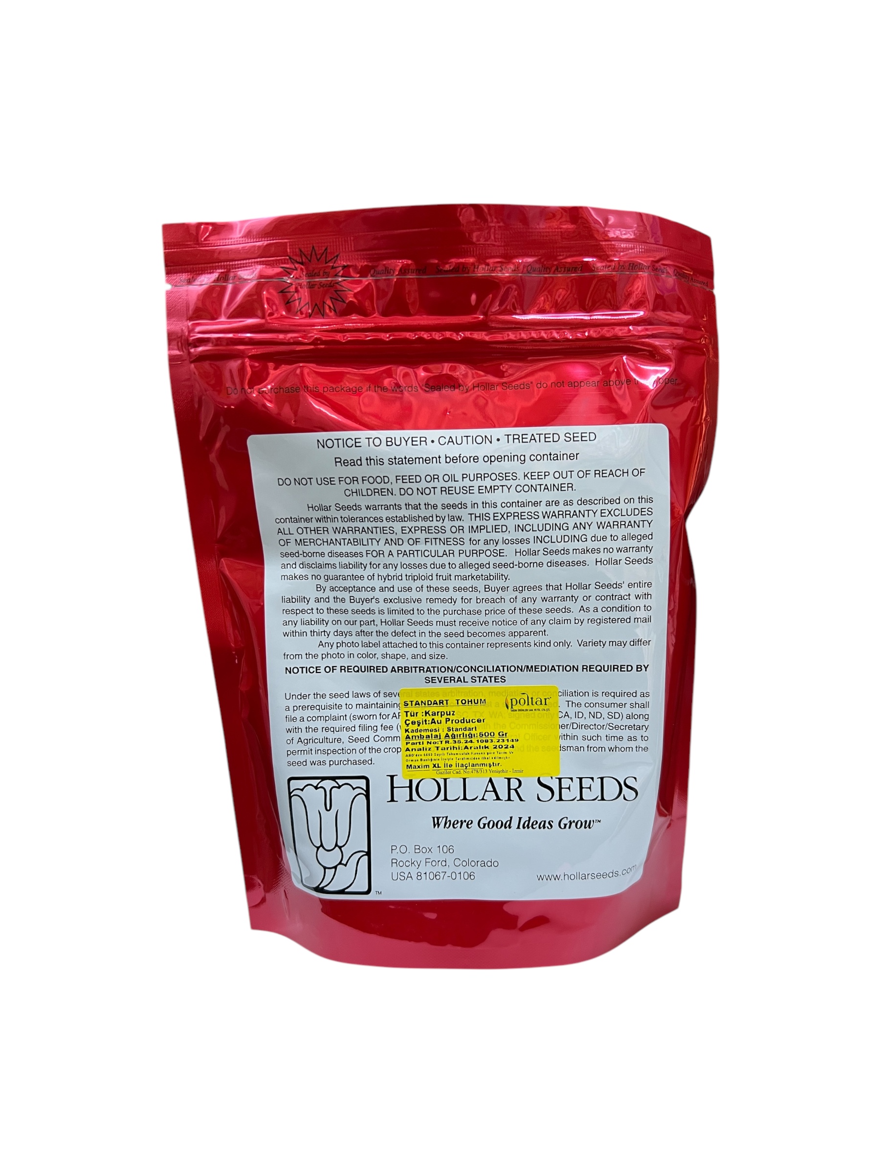 Select AU-Producer Karpuz Tohumu 500 GR